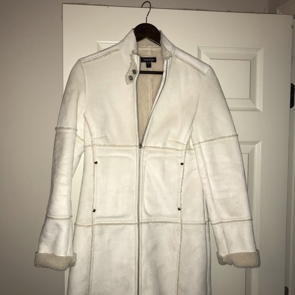 NWOT Bebe Faux Suede and shearling coat - Picture 3 of 4